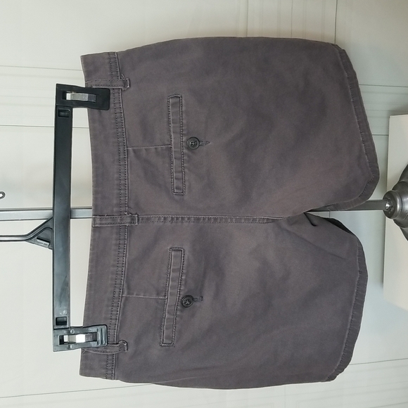 Maurices SZ 4 Shorts Denim Charcoal Gray Flat Front Low Rise Stretch Grey - Picture 6 of 12